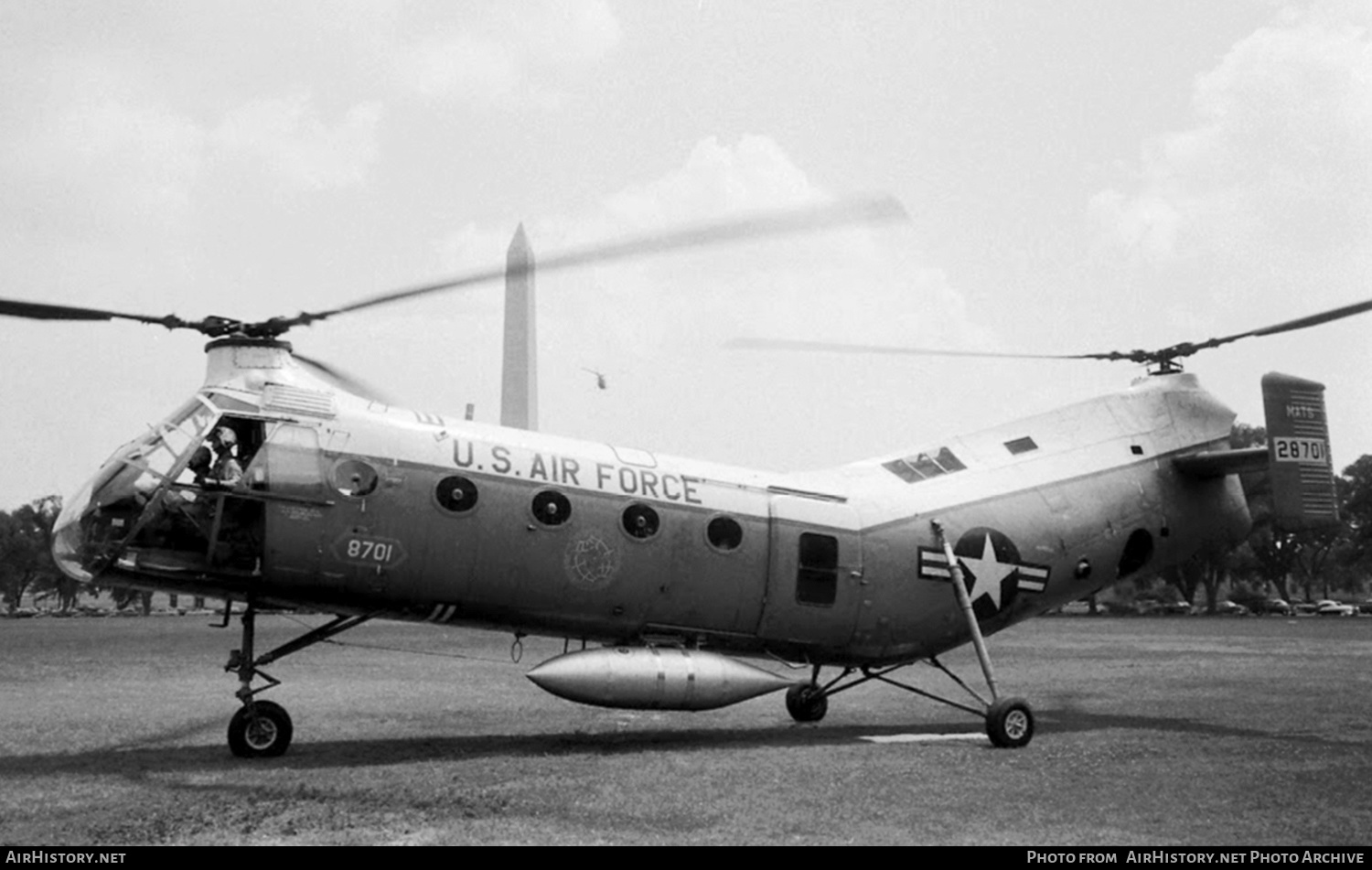 Aircraft Photo of 52-8701 | Piasecki H-21B Workhorse | USA - Air Force | AirHistory.net #495481
