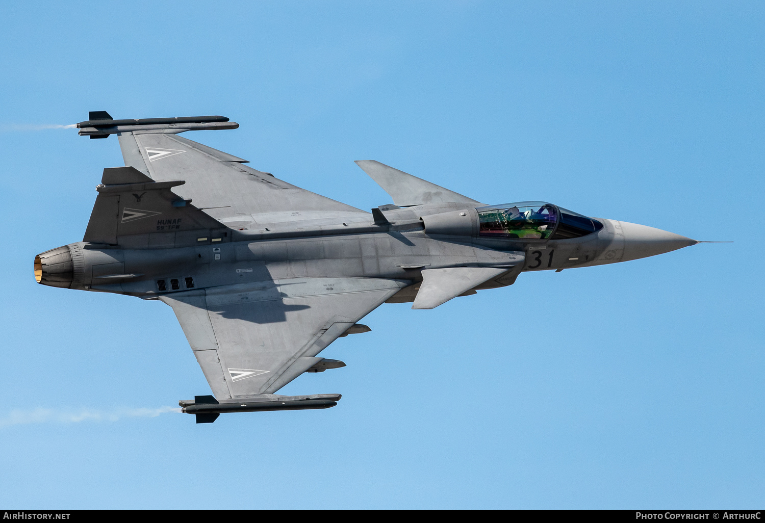 Aircraft Photo of 31 | Saab JAS 39C Gripen | Hungary - Air Force | AirHistory.net #495491