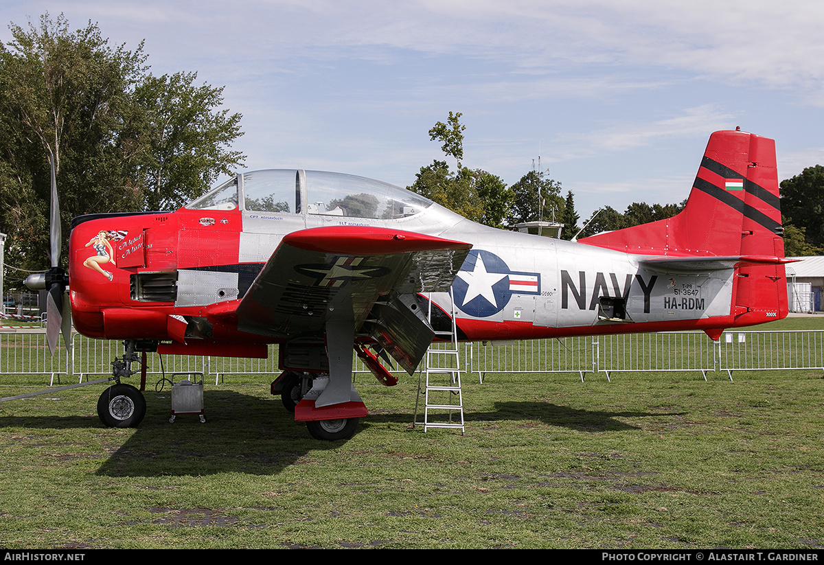 Aircraft Photo of HA-RDM | North American T-28A Trojan | USA - Navy | AirHistory.net #495520