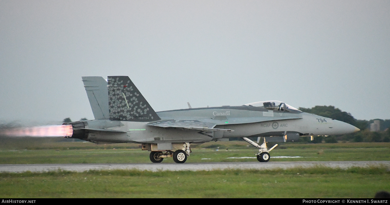 Aircraft Photo of 188794 | McDonnell Douglas CF-188 Hornet | Canada - Air Force | AirHistory.net #495529