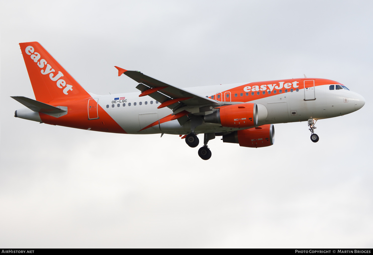 Aircraft Photo of OE-LQC | Airbus A319-111 | EasyJet | AirHistory.net #495531