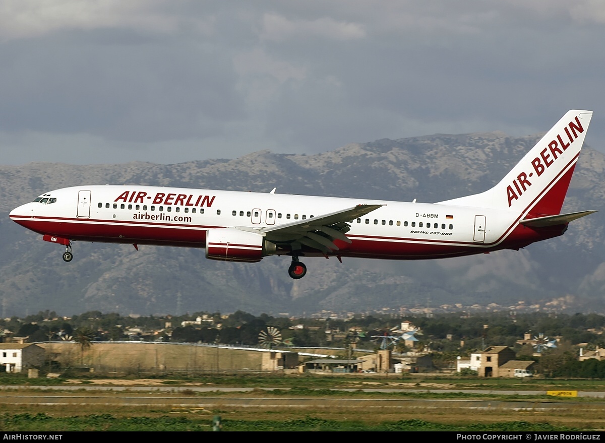 Aircraft Photo of D-ABBM | Boeing 737-85F | Air Berlin | AirHistory.net #495535