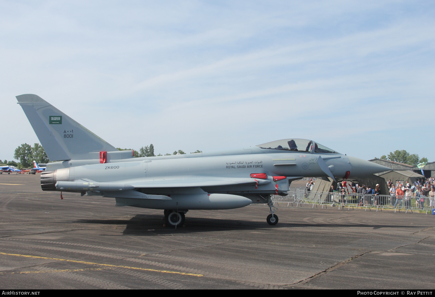 Aircraft Photo of 8001 / ZK600 | Eurofighter EF-2000 Typhoon F2 | Saudi Arabia - Air Force | AirHistory.net #495557
