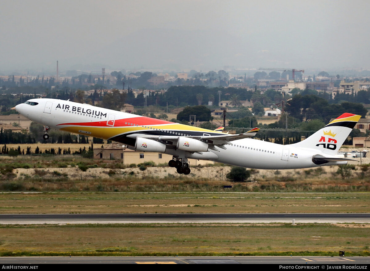 Aircraft Photo of OO-ABA | Airbus A340-313 | Air Belgium | AirHistory.net #495579