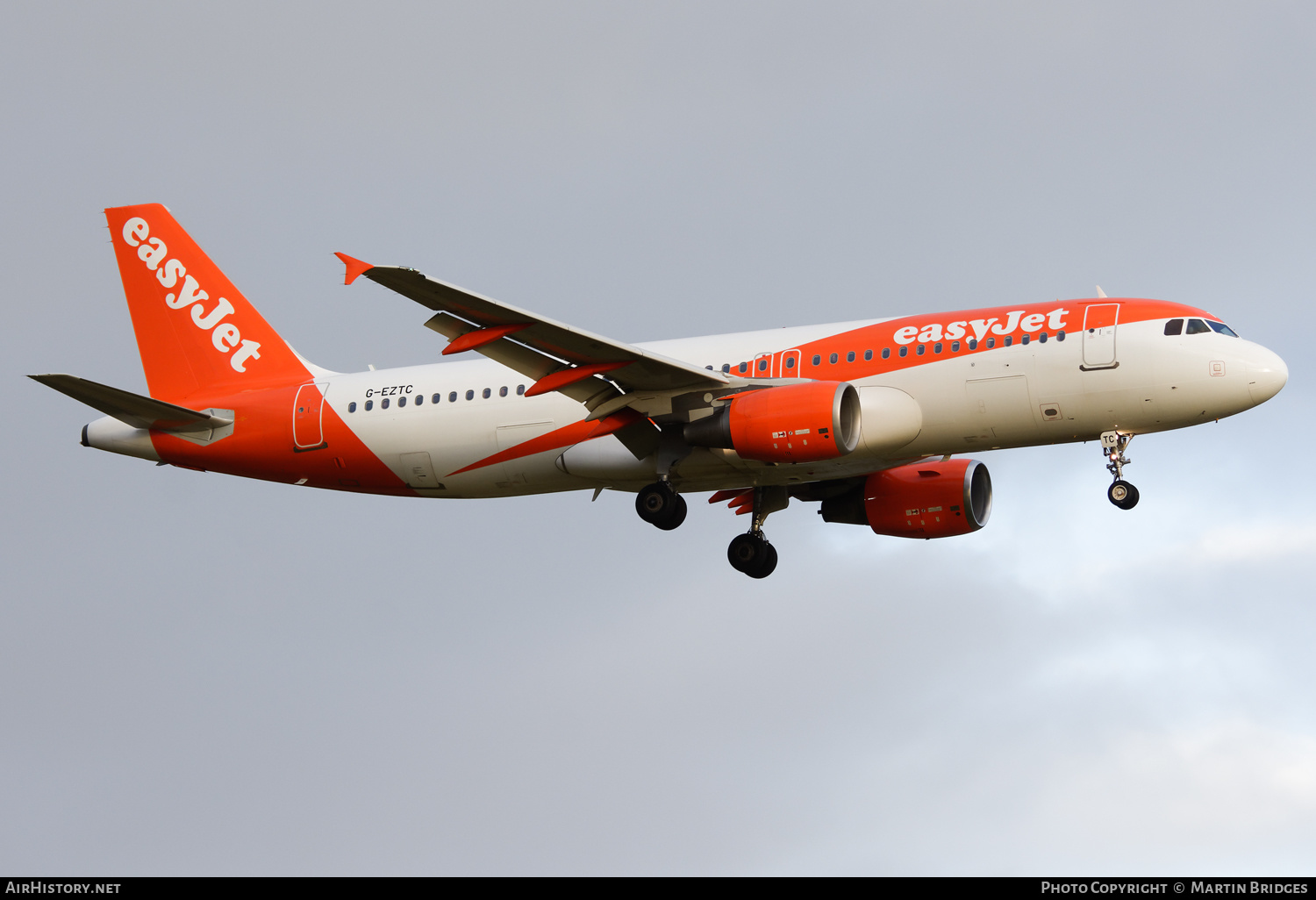 Aircraft Photo of G-EZTC | Airbus A320-214 | EasyJet | AirHistory.net #495583