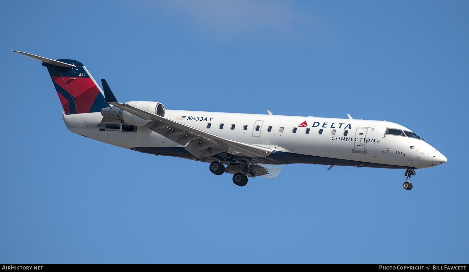 Aircraft Photo of N833AY | Bombardier CRJ-200LR (CL-600-2B19) | Delta Connection | AirHistory.net #495598