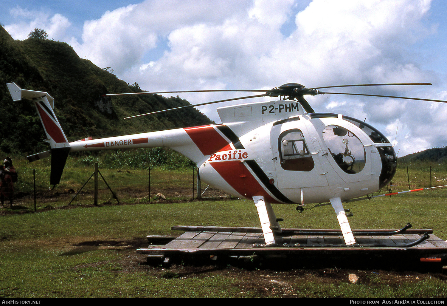 Aircraft Photo of P2-PHM | Hughes 500D (369D) | Pacific Helicopters | AirHistory.net #495605