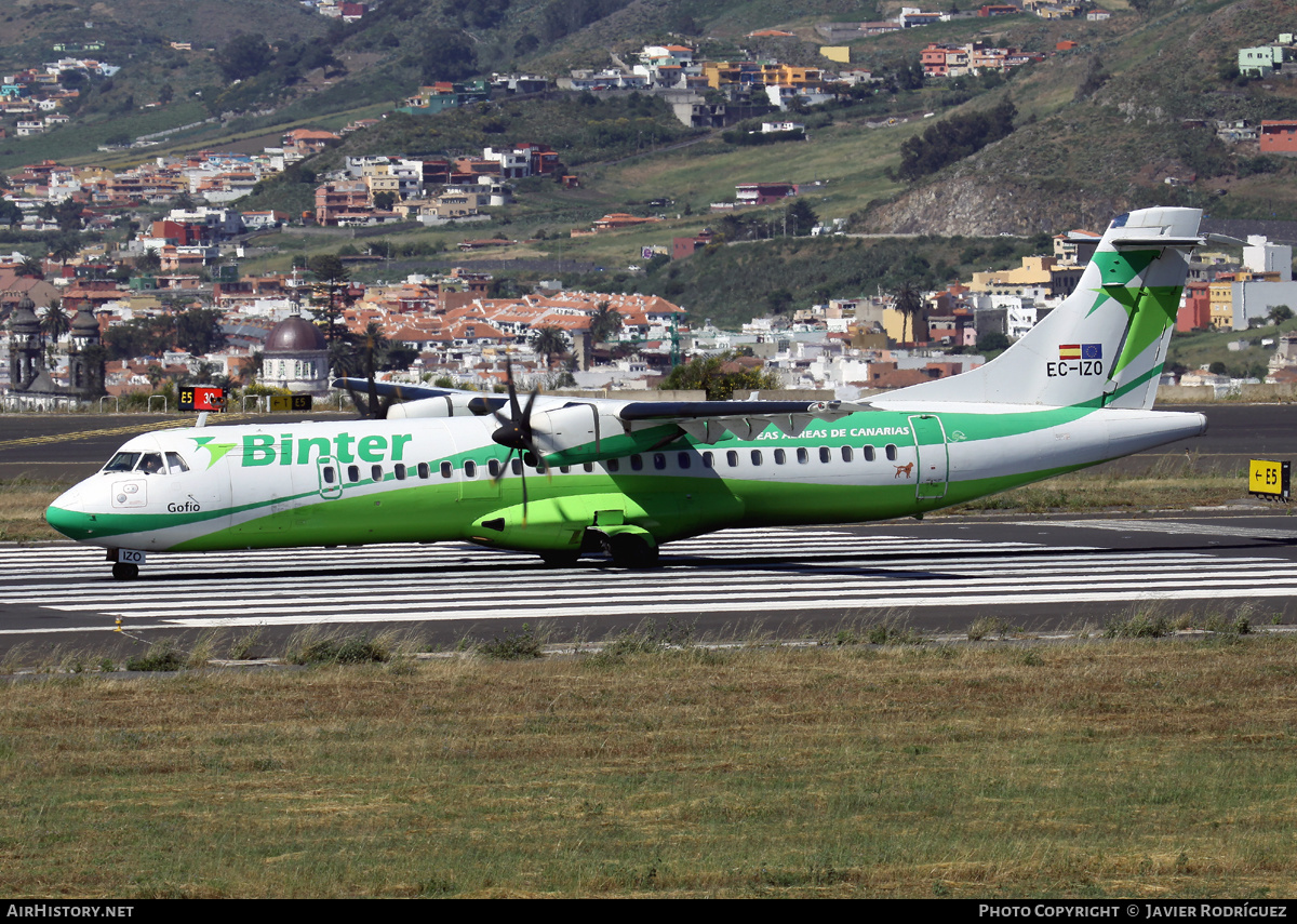 Aircraft Photo of EC-IZO | ATR ATR-72-500 (ATR-72-212A) | Binter Canarias | AirHistory.net #495619