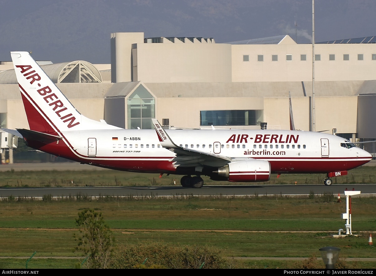 Aircraft Photo of D-ABBN | Boeing 737-76Q | Air Berlin | AirHistory.net #495620
