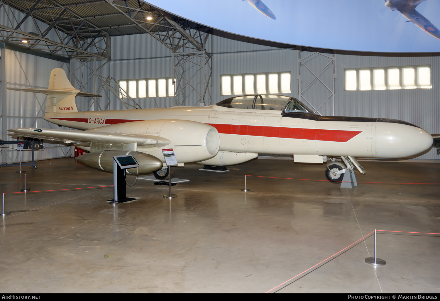 Aircraft Photo of G-ARCX | Gloster Meteor NF14 | Ferranti | AirHistory.net #495624