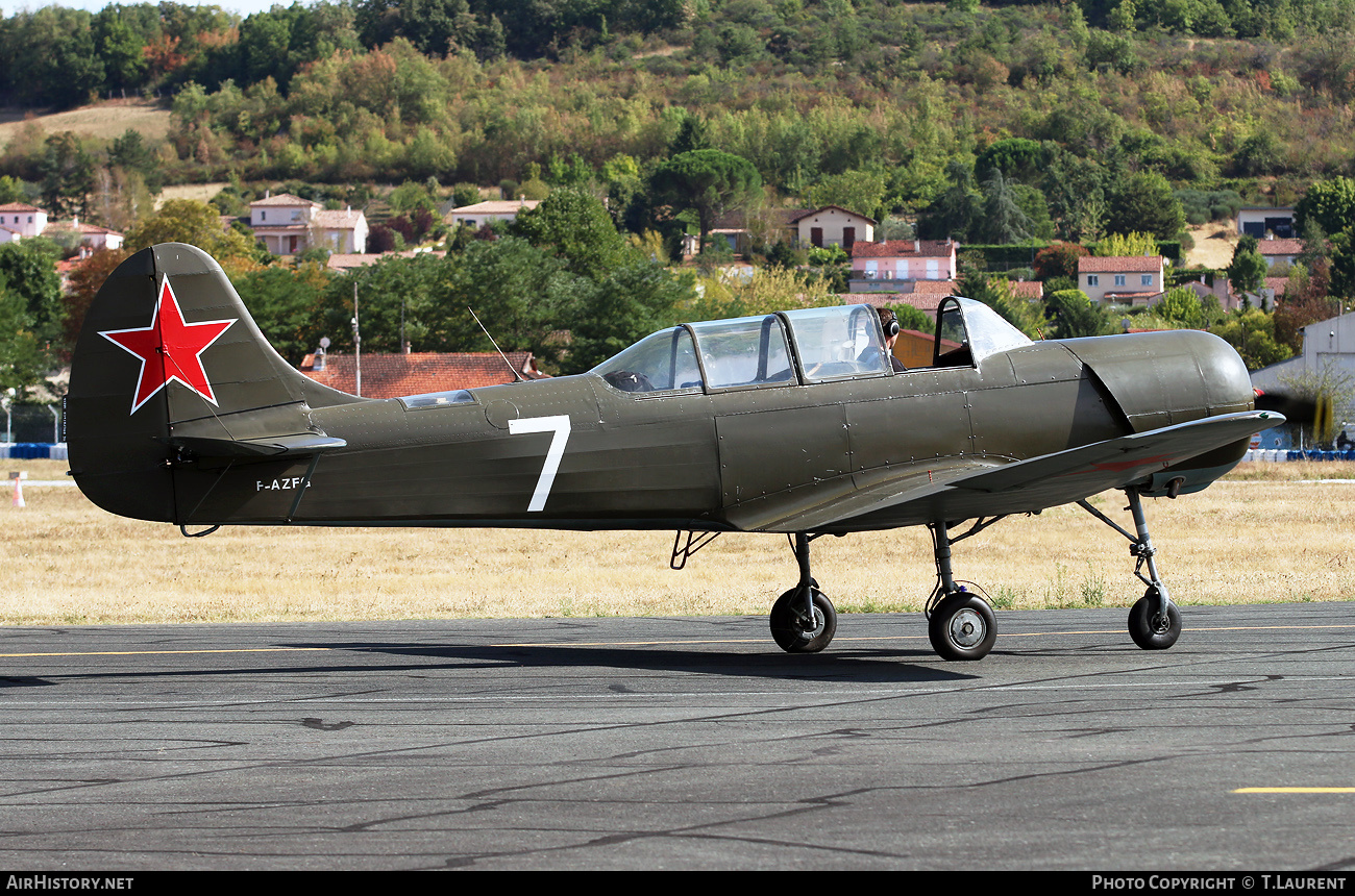 Aircraft Photo of F-AZFG / 7 white | Yakovlev Yak-18A | Soviet Union - Air Force | AirHistory.net #495649