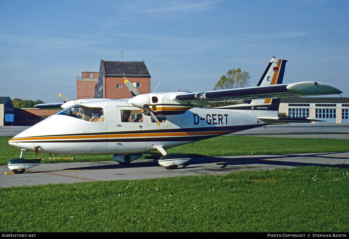 Aircraft Photo of D-GERT | Partenavia P-68B | AirHistory.net #495751