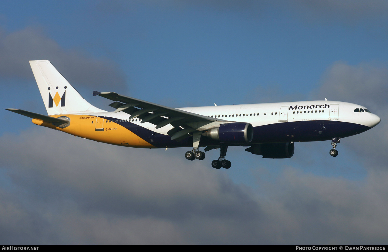 Aircraft Photo of G-MONR | Airbus A300B4-605R | Monarch Airlines | AirHistory.net #495756