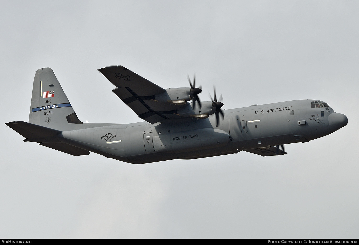 Aircraft Photo of 18-5911 / 85911 | Lockheed Martin C-130J-30 Hercules | USA - Air Force | AirHistory.net #495762