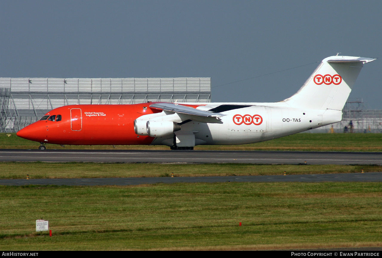 Aircraft Photo of OO-TAS | British Aerospace BAe-146-300QT Quiet Trader | TNT Airways | AirHistory.net #495777