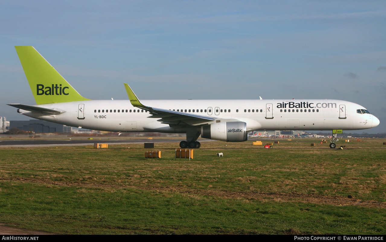 Aircraft Photo of YL-BDC | Boeing 757-256 | AirBaltic | AirHistory.net #495796