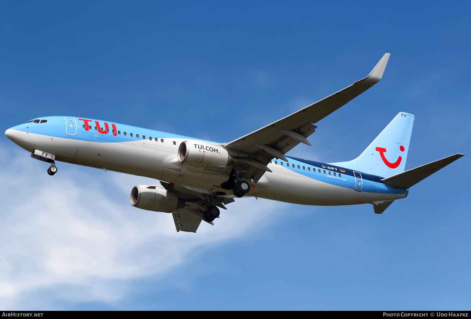Aircraft Photo of D-AHFV | Boeing 737-8K5 | TUI | AirHistory.net #495801
