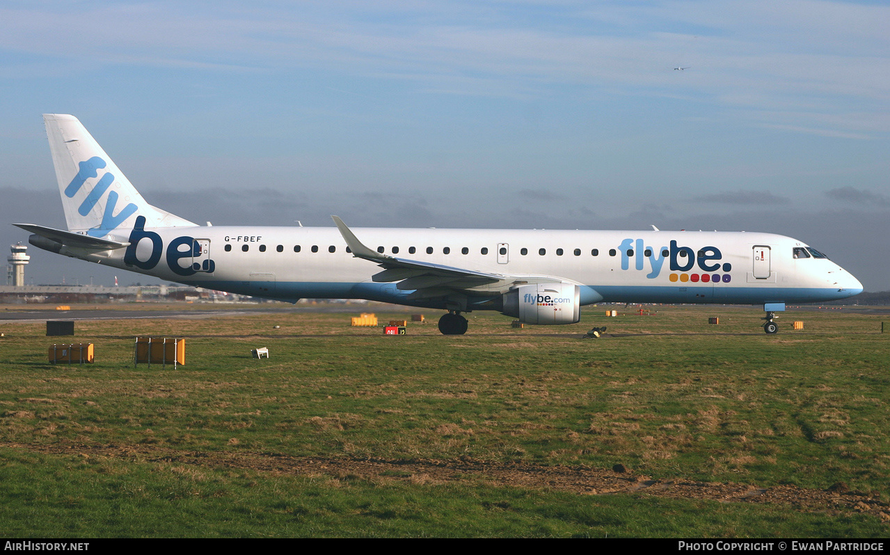 Aircraft Photo of G-FBEF | Embraer 195LR (ERJ-190-200LR) | Flybe | AirHistory.net #495814