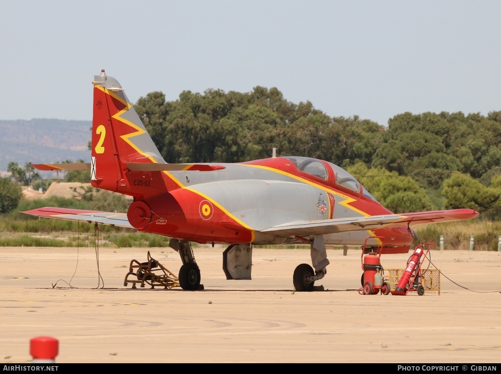 Aircraft Photo of E.25-63 | CASA C101EB Aviojet | Spain - Air Force | AirHistory.net #495825