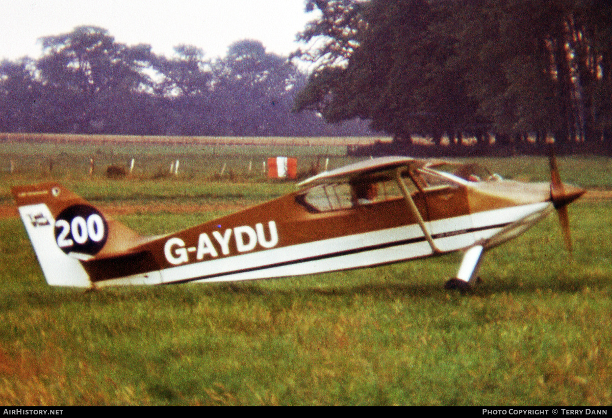 Aircraft Photo of G-AYDU | Wittman W-8 Tailwind | AirHistory.net #495827