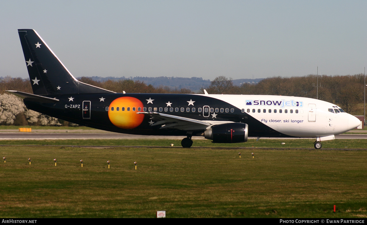 Aircraft Photo of G-ZAPZ | Boeing 737-33A(QC) | Titan Airways | AirHistory.net #495852