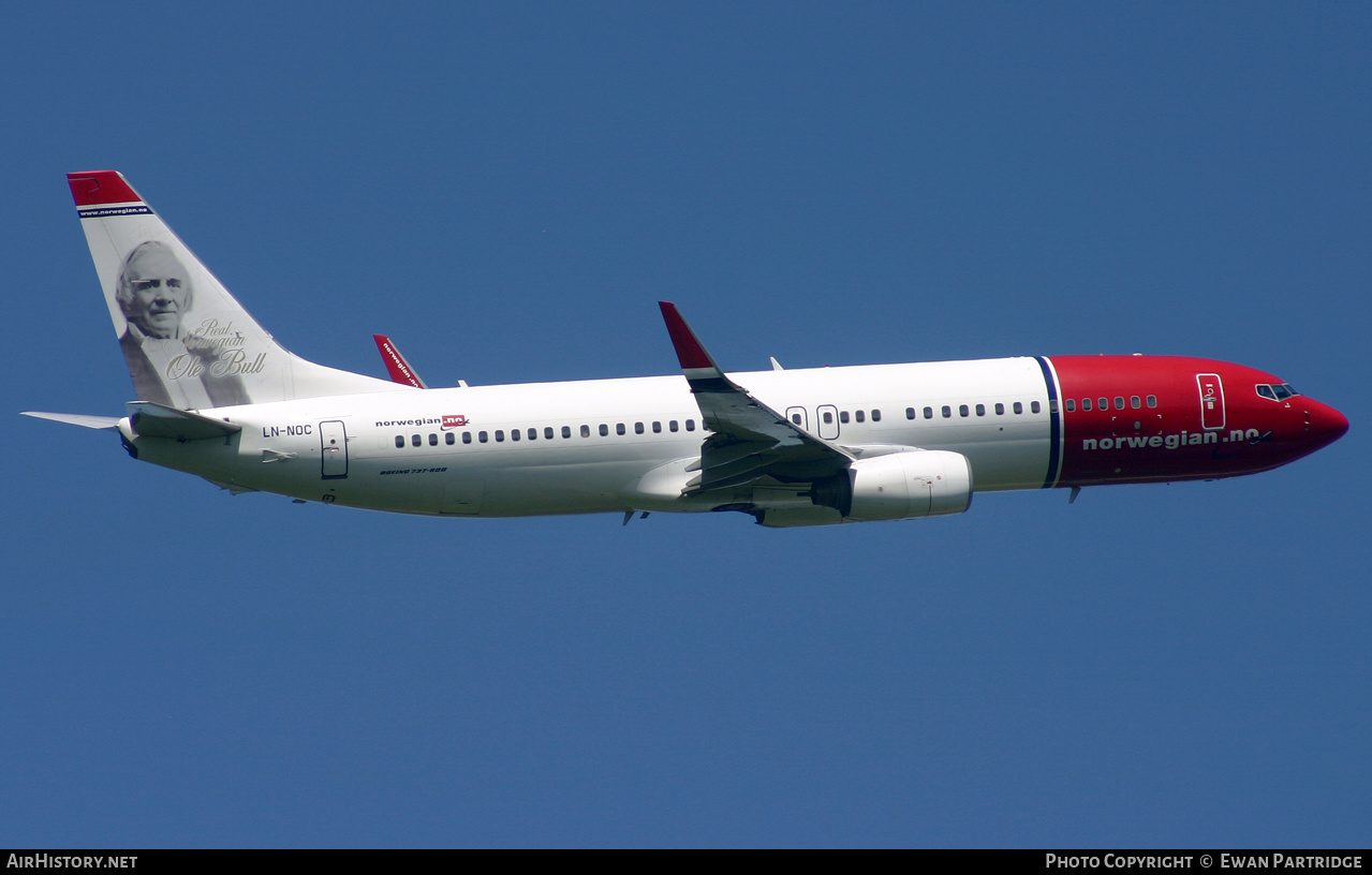 Aircraft Photo of LN-NOC | Boeing 737-81Q | Norwegian | AirHistory.net #495860