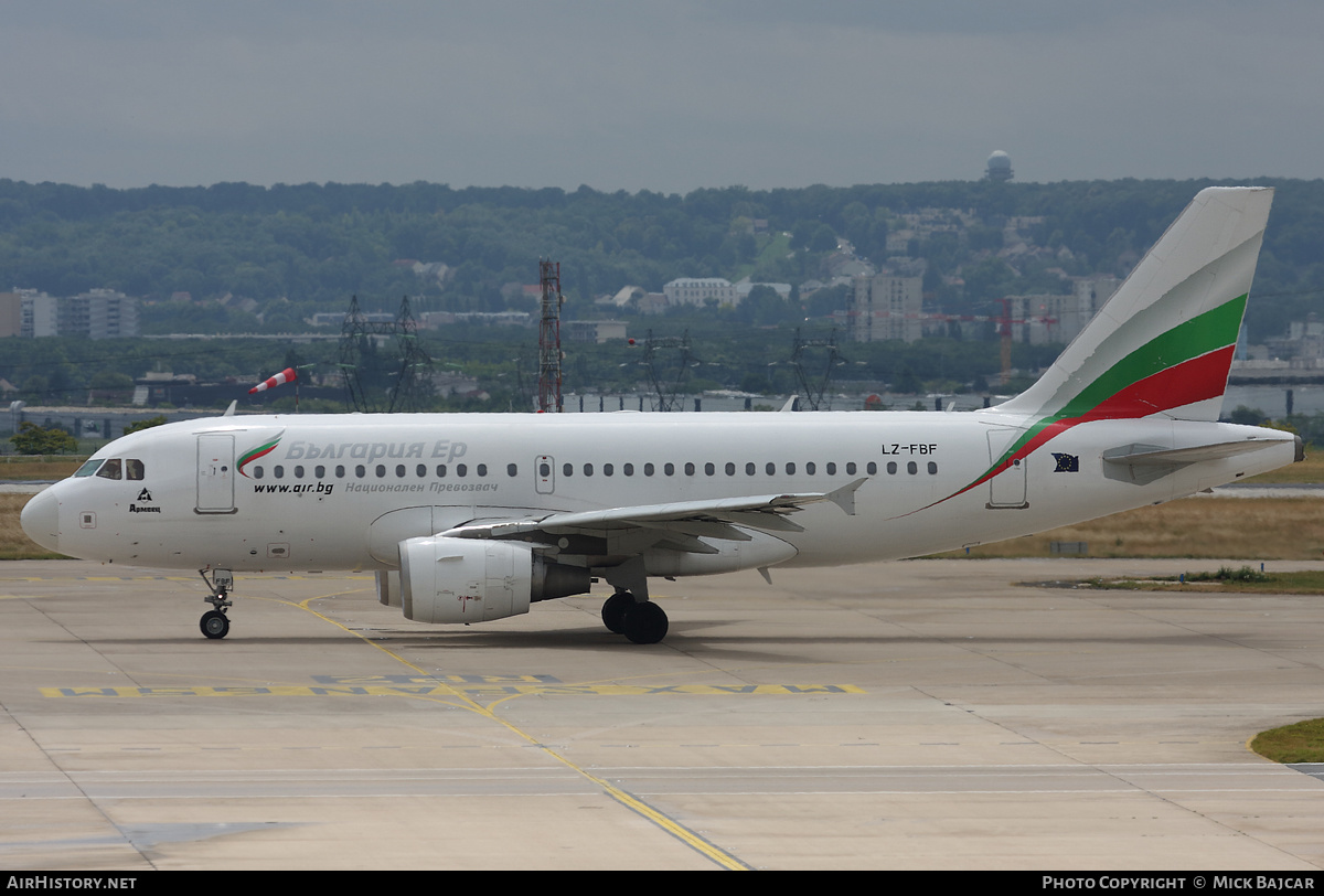 Aircraft Photo of LZ-FBF | Airbus A319-111 | Bulgaria Air | AirHistory.net #495869