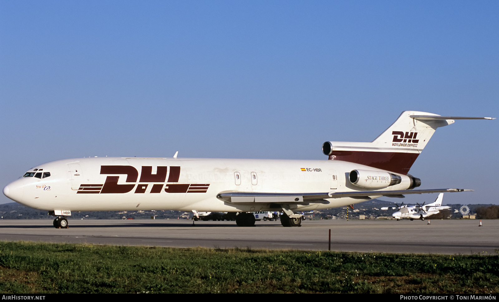 Aircraft Photo of EC-HBR | Boeing 727-224/Adv(F) | DHL Worldwide Express | AirHistory.net #495888