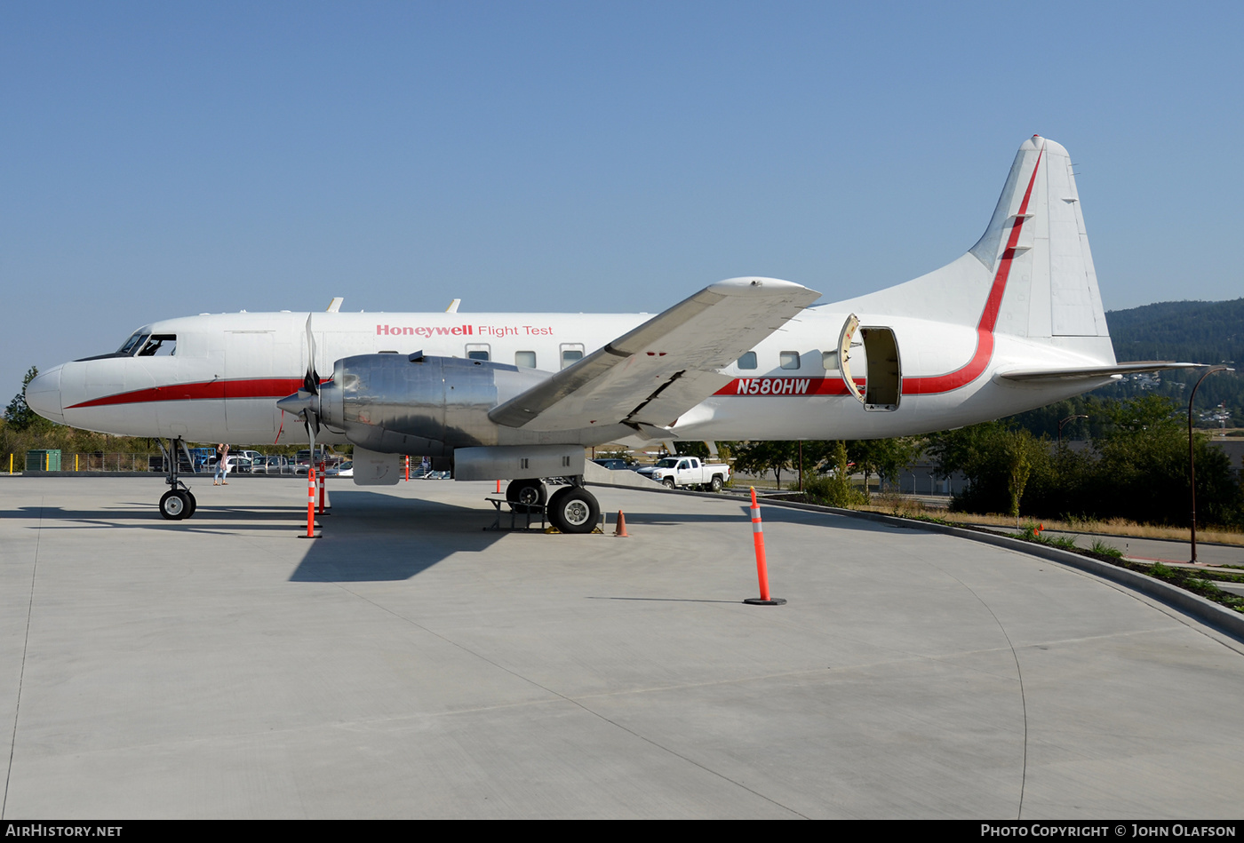 Aircraft Photo of N580HW | Convair 580 | Honeywell Flight Test | AirHistory.net #495903