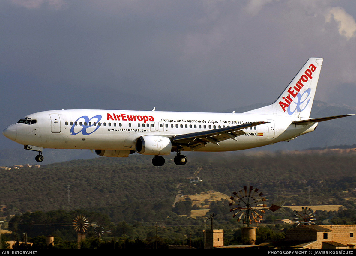 Aircraft Photo of EC-IRA | Boeing 737-4Y0 | Air Europa | AirHistory.net #495907