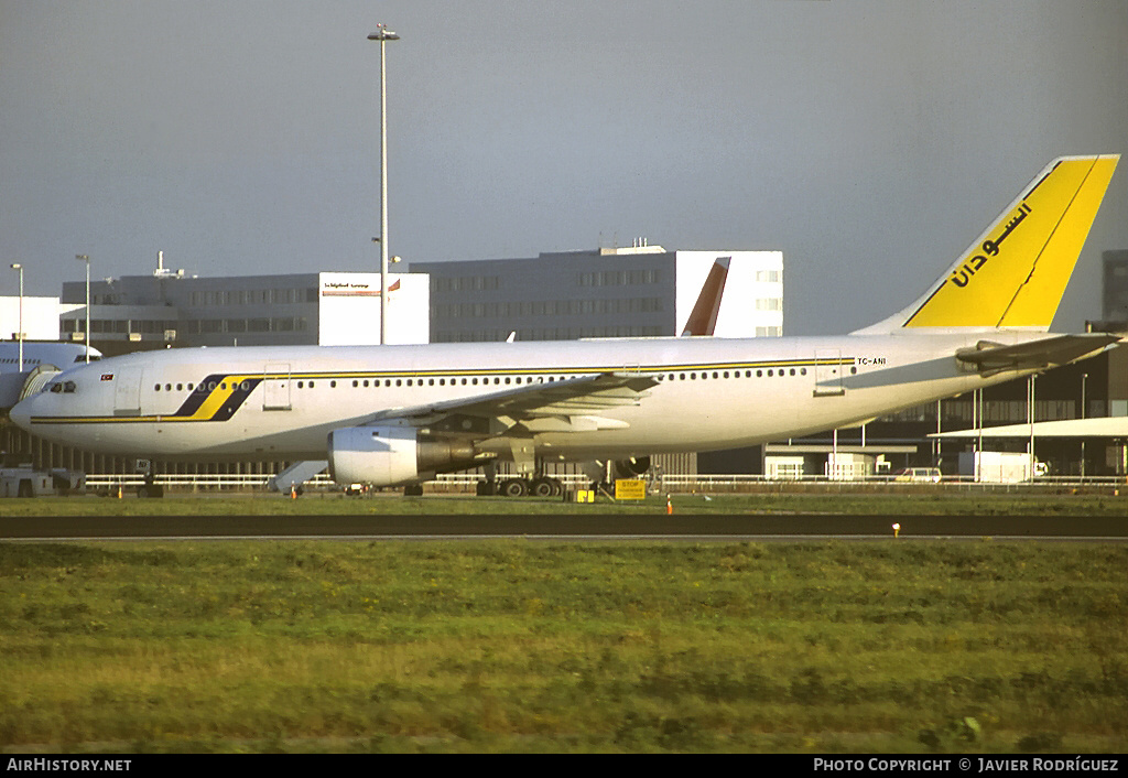 Aircraft Photo of TC-ANI | Airbus A300B4-102 | Sudan Airways | AirHistory.net #495915