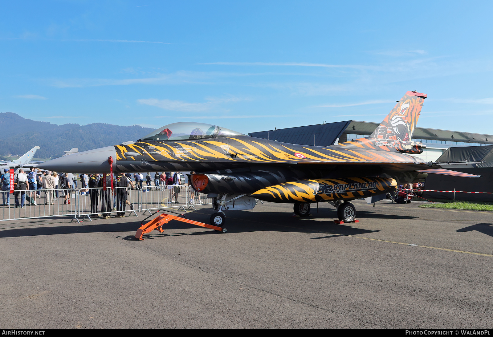 Aircraft Photo of 92-0014 | Lockheed F-16CG Fighting Falcon | Turkey - Air Force | AirHistory.net #495917