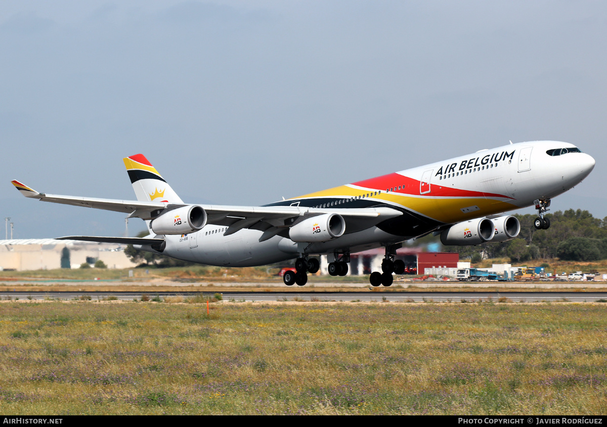 Aircraft Photo of OO-ABB | Airbus A340-313E | Air Belgium | AirHistory.net #495922