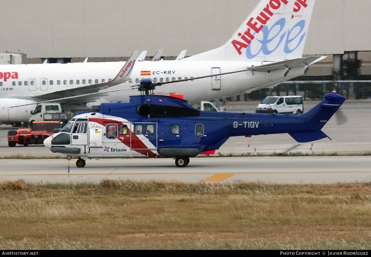 Aircraft Photo of G-TIGV | Aerospatiale AS-332L Super Puma | Bristow Helicopters | AirHistory.net #495938