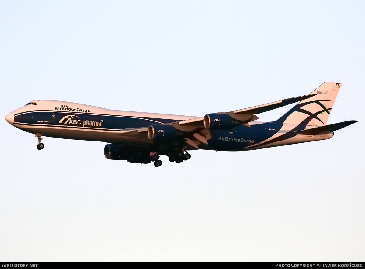 Aircraft Photo of VQ-BFE | Boeing 747-83QF/SCD | ABC Pharma - AirBridgeCargo Airlines | AirHistory.net #495975