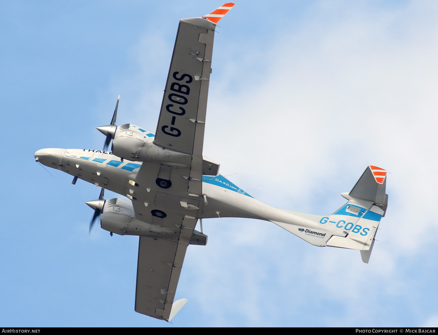 Aircraft Photo of G-COBS | Diamond DA42 M-NG | Thales | AirHistory.net #496000