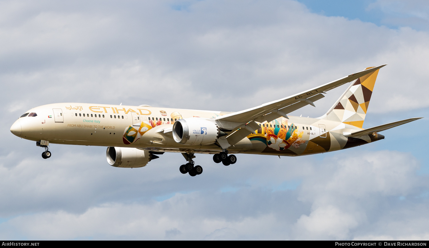 Aircraft Photo of A6-BLT | Boeing 787-9 Dreamliner | Etihad Airways | AirHistory.net #496009