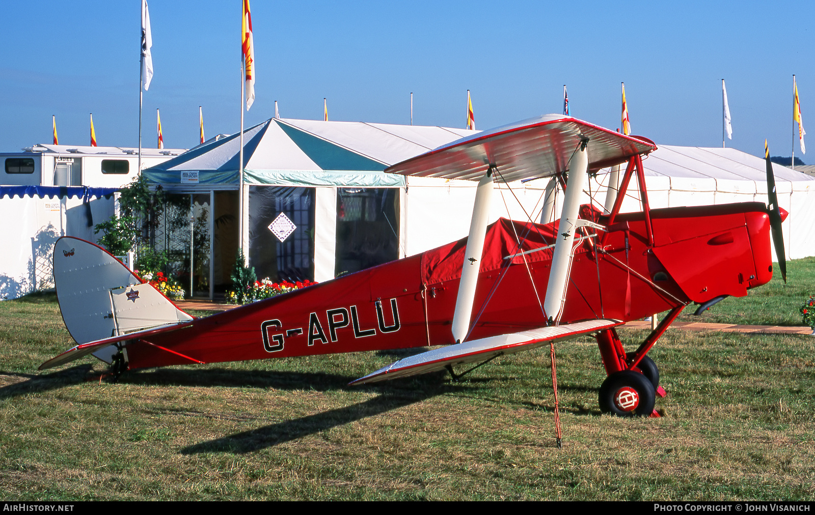 Aircraft Photo of G-APLU | De Havilland D.H. 82A Tiger Moth II | AirHistory.net #496015