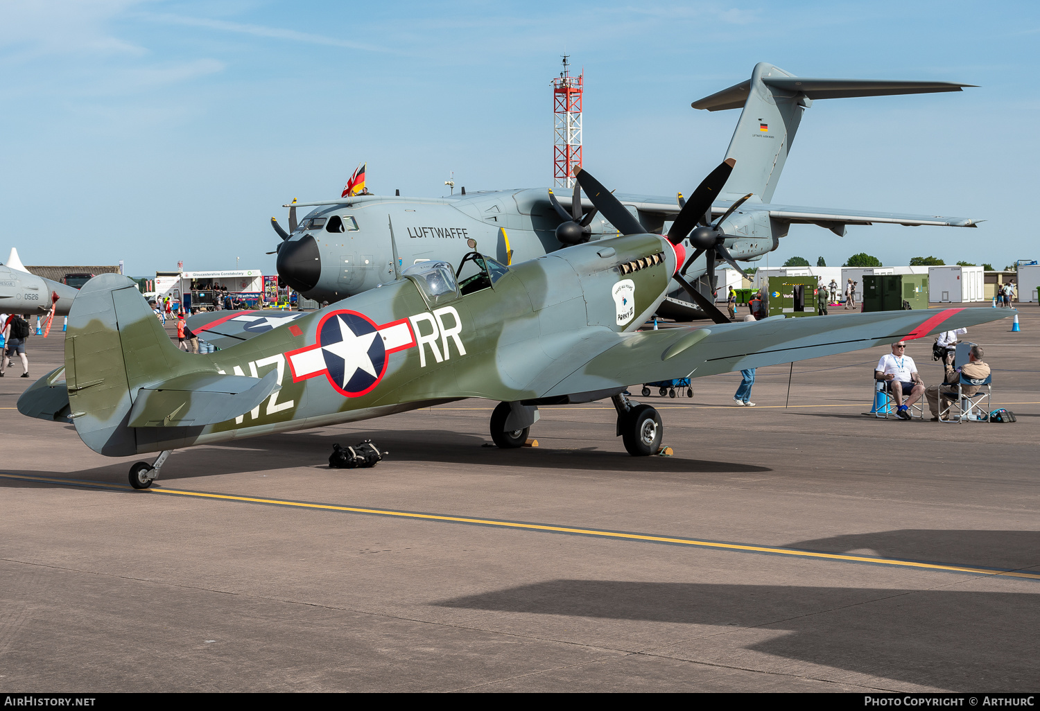 Aircraft Photo of G-PBIX / RW382 | Supermarine 361 Spitfire LF16E | USA - Air Force | AirHistory.net #496017