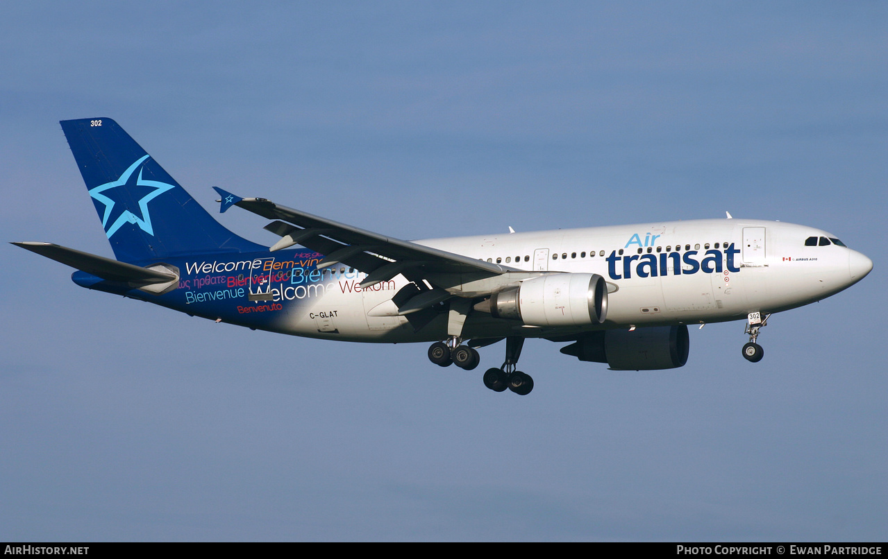 Aircraft Photo of C-GLAT | Airbus A310-308 | Air Transat | AirHistory.net #496018