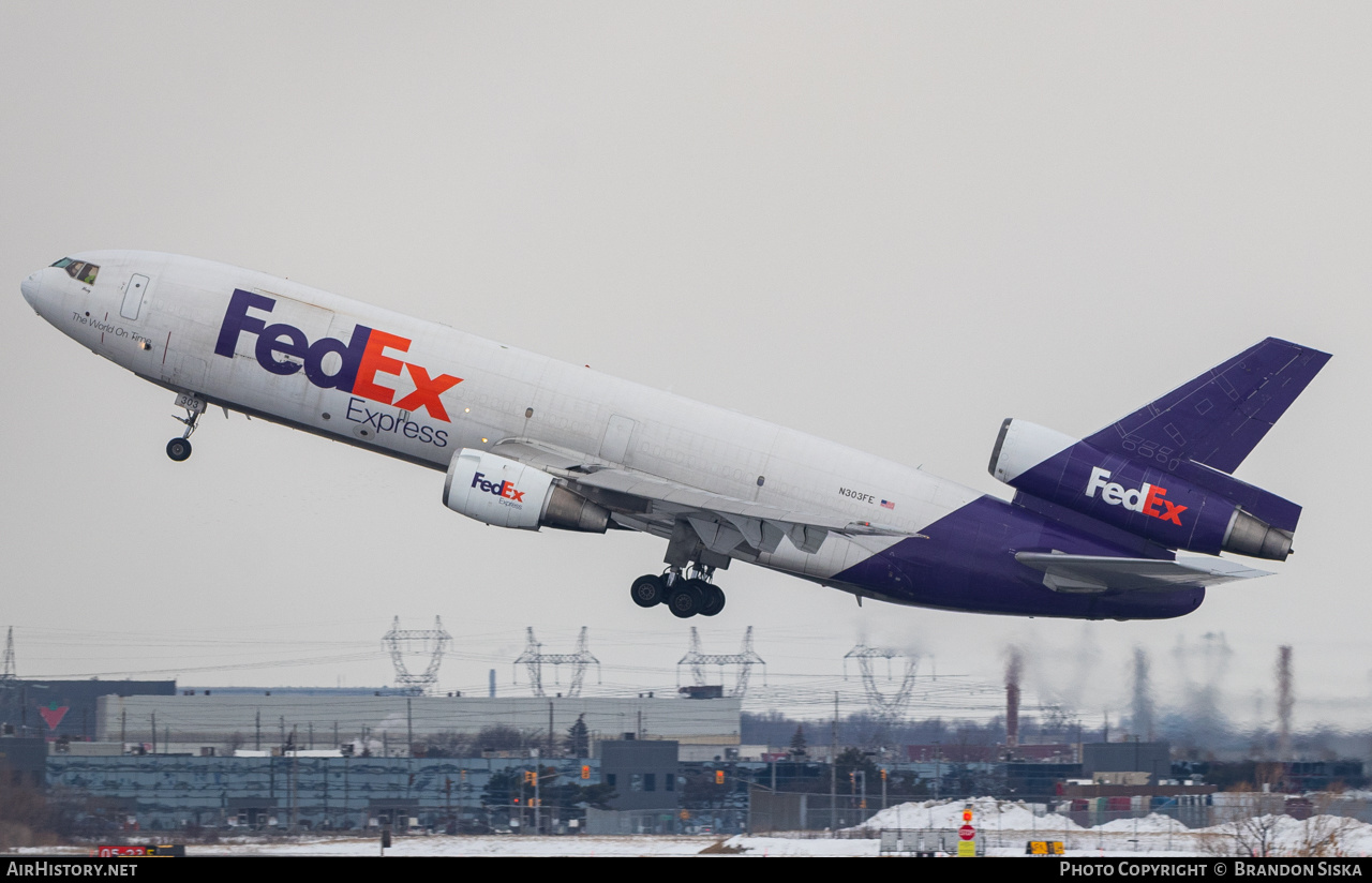 Aircraft Photo of N303FE | Boeing MD-10-30F | FedEx Express | AirHistory.net #496022