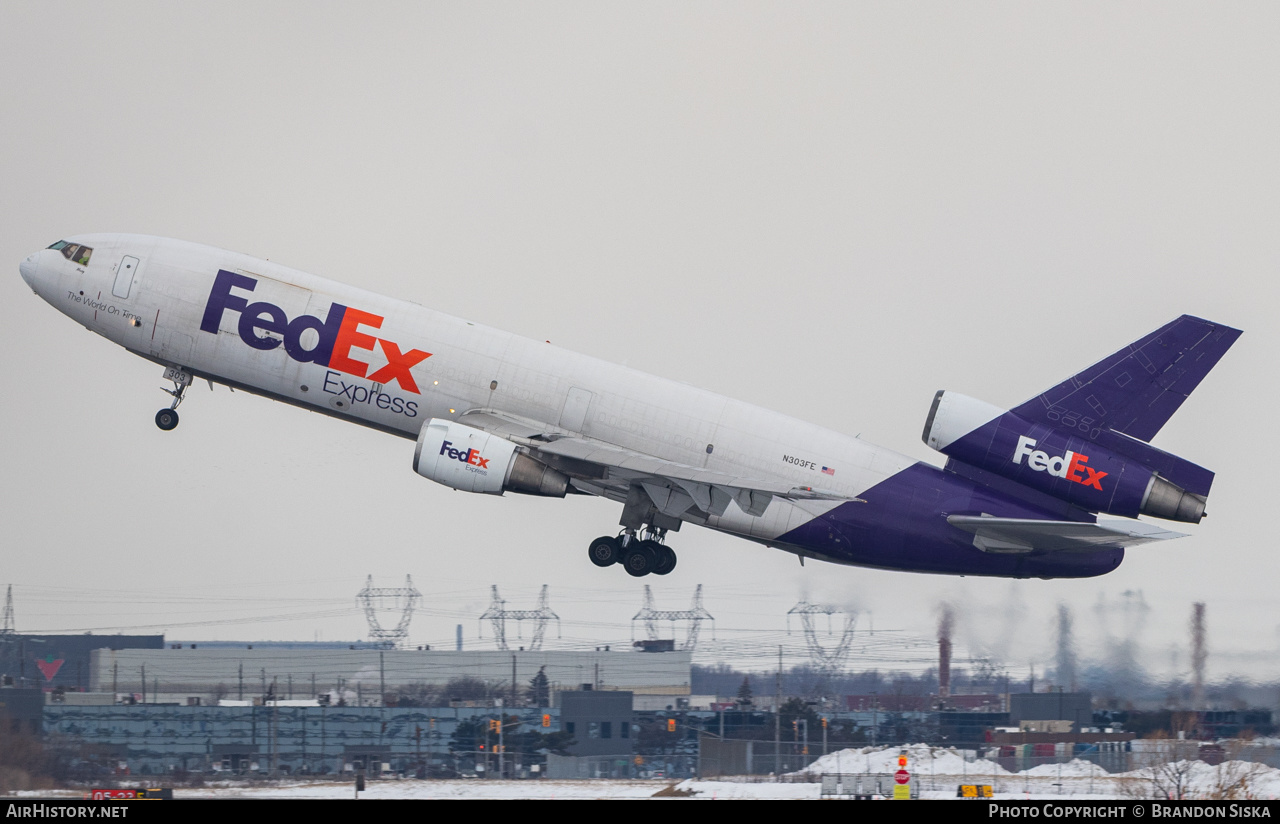 Aircraft Photo of N303FE | Boeing MD-10-30F | FedEx Express - Federal Express | AirHistory.net #496022