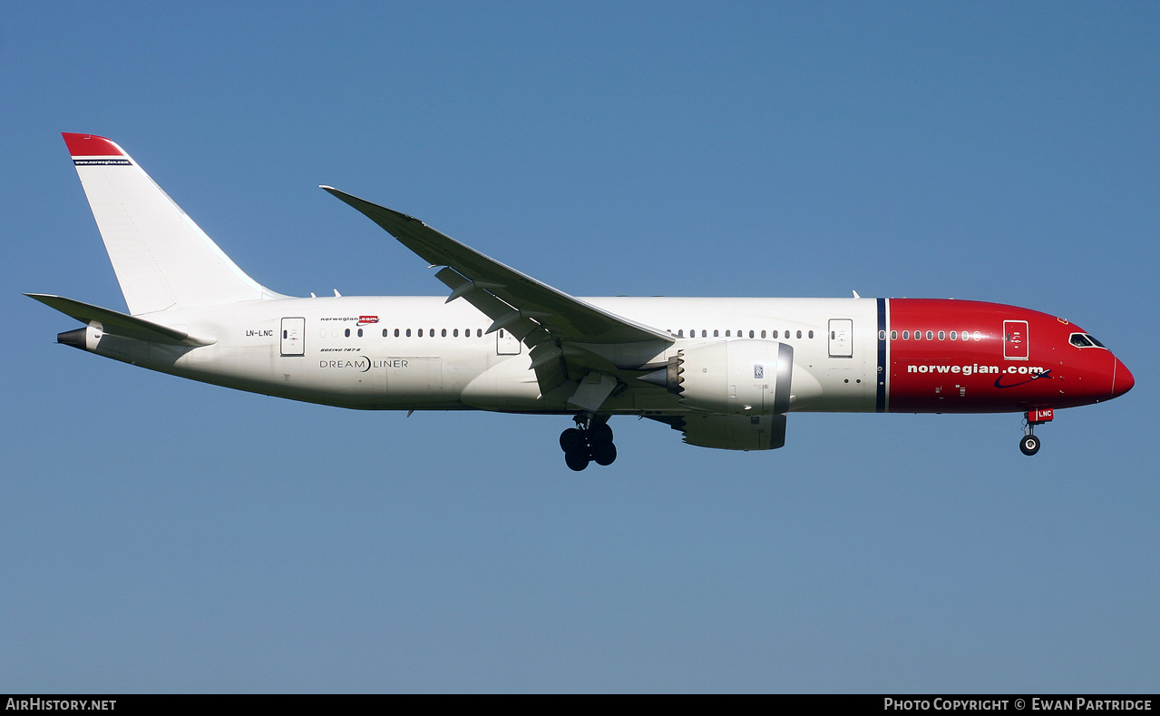 Aircraft Photo of LN-LNC | Boeing 787-8 Dreamliner | Norwegian | AirHistory.net #496031
