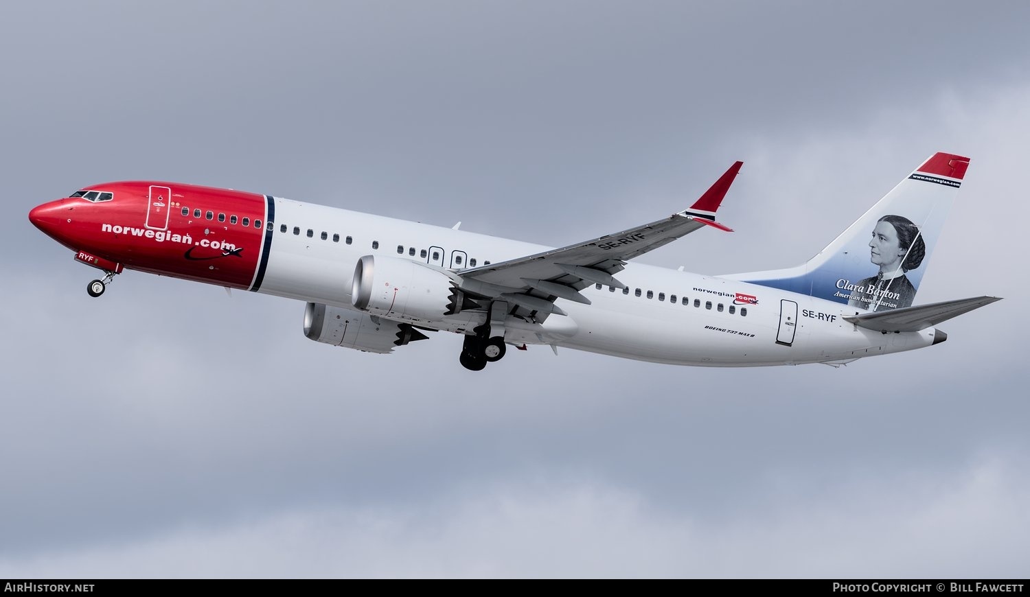 Aircraft Photo of SE-RYF | Boeing 737-8 Max 8 | Norwegian | AirHistory.net #496039