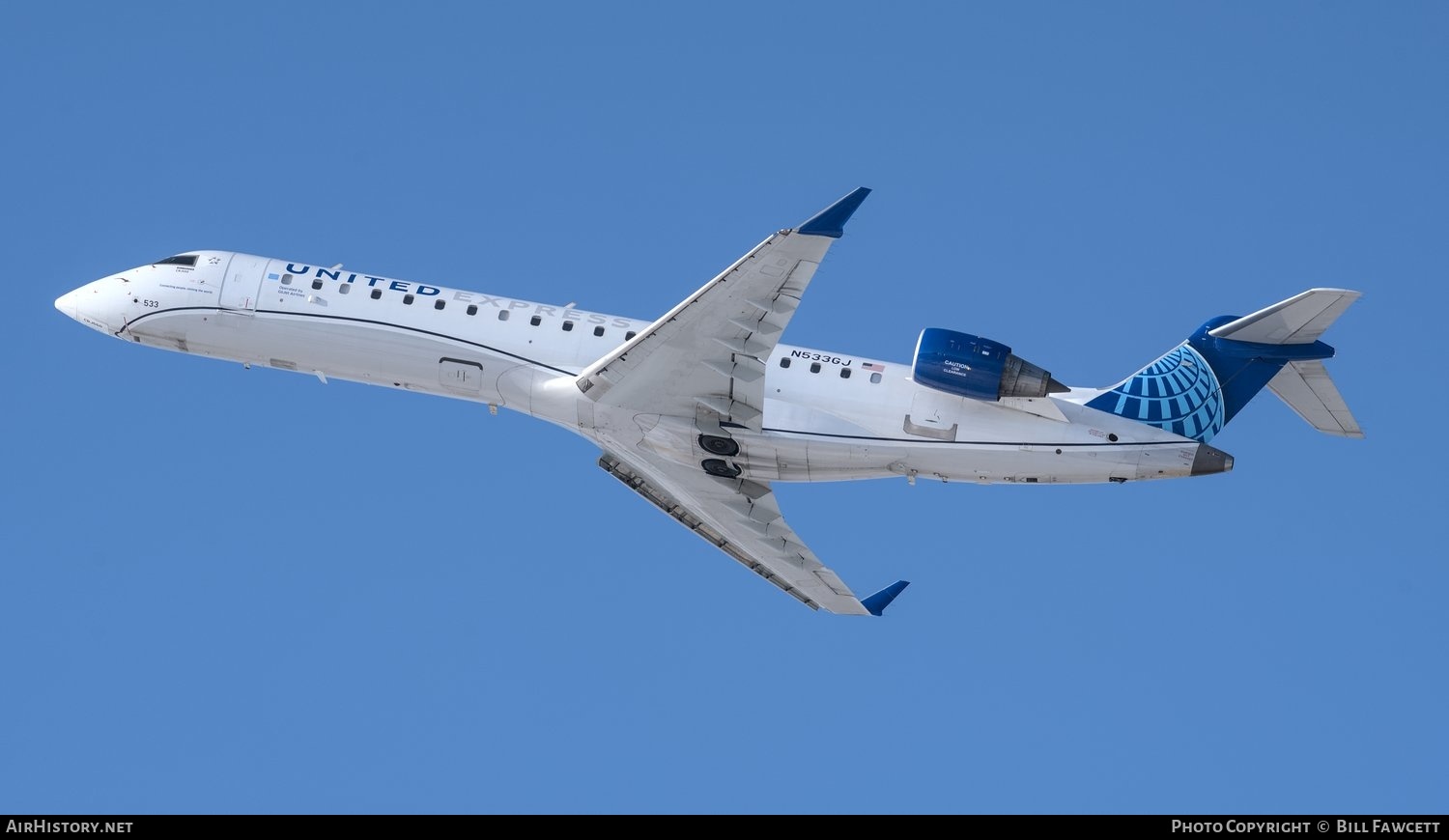 Aircraft Photo of N533GJ | Bombardier CRJ-550 (CL-600-2C11) | United Express | AirHistory.net #496043