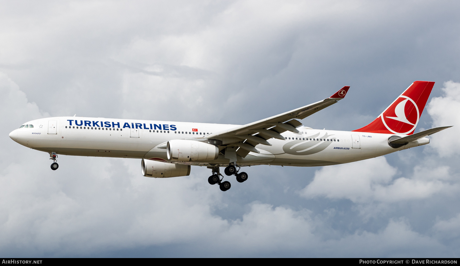 Aircraft Photo of TC-JNO | Airbus A330-343E | Turkish Airlines | AirHistory.net #496051