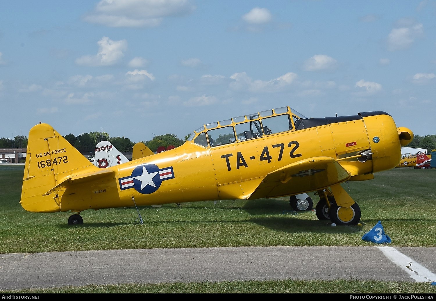 Aircraft Photo of N8201V / 168472 | North American T-6G Texan | USA - Air Force | AirHistory.net #496055