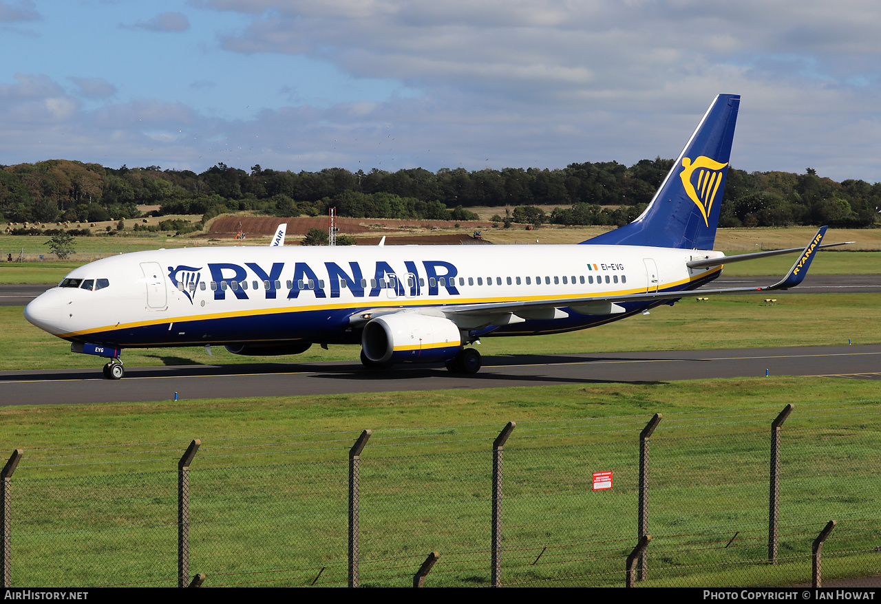 Aircraft Photo of EI-EVG | Boeing 737-8AS | Ryanair | AirHistory.net #496068