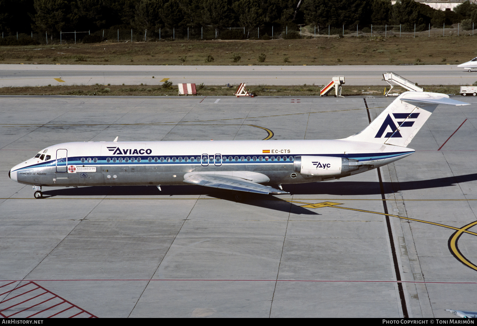 Aircraft Photo of EC-CTS | McDonnell Douglas DC-9-34CF | Aviaco | AirHistory.net #496077
