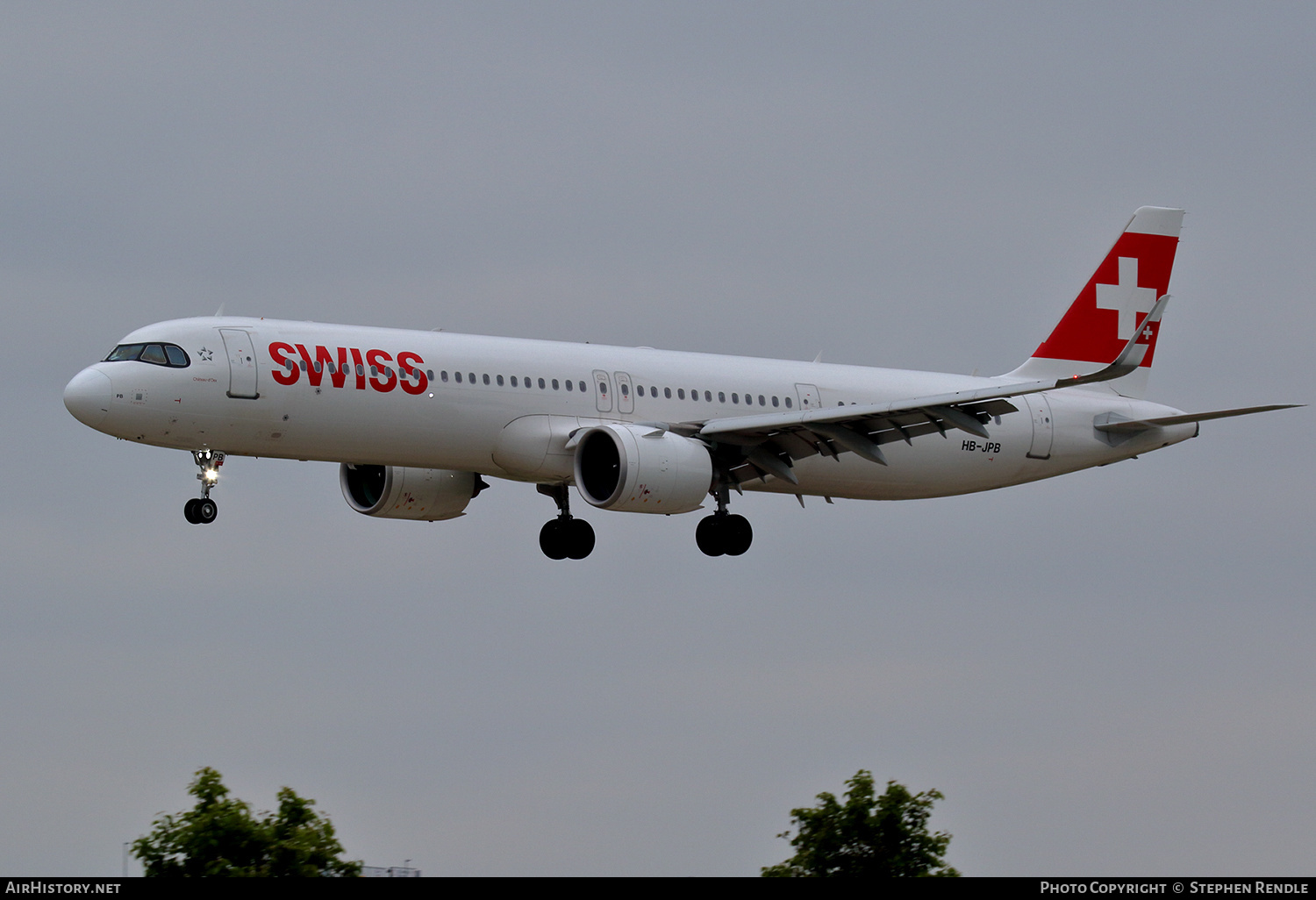 Aircraft Photo of HB-JPB | Airbus A321-271NX | Swiss International Air Lines | AirHistory.net #496081